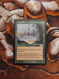 NM Exploration Urza's Saga USG MTG Magic the Gathering 1st Edition - Image 1