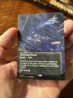 Echoing Deeps- Stellar Sights Poster Galaxy Foil MTG-NM - Image 1