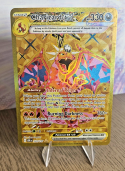 Pokemon TCG Charizard ex Sv03: Obsidian Flames 228/197 Holo Hyper Rare - Image 1