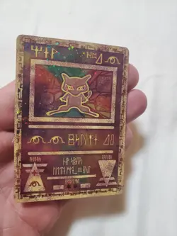 LP/MICRO CREASE Pokemon Ancient Mew Holographic Card Rare Collectible 1999 - Image 2