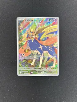Zacian 100/094 Illustration Rare Pokemon Phantasmal Flames - Image 1