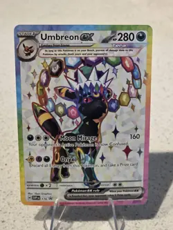 Umbreon ex Pokemon Prismatic 176 Scarlet & Violet Black Star Promo NM - Image 1