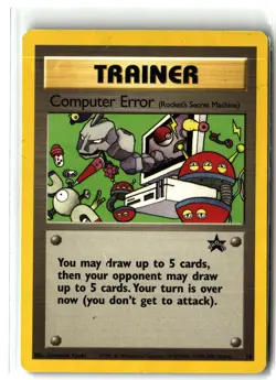 Computer Error ⭐ 16 Promo Wizards Black Star Promos 1999 Pokemon MP - Image 1