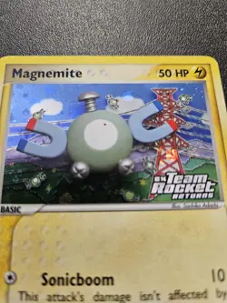 Pokemon Team Rocket Returns Magnemite Stamped Reverse Holo 66/109 EXC-NEAR MINT - Image 2