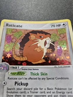 Pokemon FireRed LeafGreen Raticate Reverse Holo 48/112 NEAR MINT - Image 2