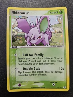 Pokemon FireRed LeafGreen Nidoran Reverse Holo 71/112 NEAR MINT - Image 1