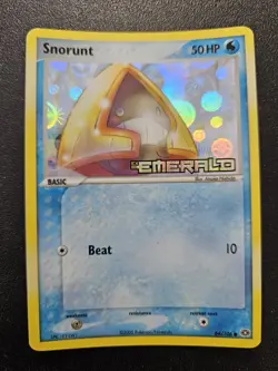 Pokemon EX Emerald Snorunt Stamped Reverse Holo 64/106 NEAR MINT - Image 1