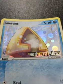 Pokemon EX Emerald Snorunt Stamped Reverse Holo 64/106 NEAR MINT - Image 2