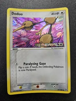 Pokemon EX Emerald Doduo Stamped Reverse Holo 45/106 NEAR MINT - Image 1