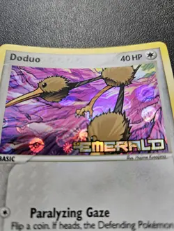 Pokemon EX Emerald Doduo Stamped Reverse Holo 45/106 NEAR MINT - Image 2