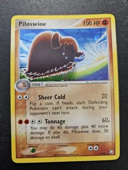 Pokemon Team Rocket Returns Piloswine Holo Rare 13/109 EXC-NEAR MINT - Image 1