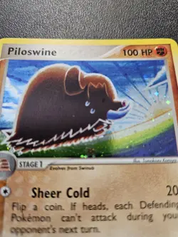 Pokemon Team Rocket Returns Piloswine Holo Rare 13/109 EXC-NEAR MINT - Image 2