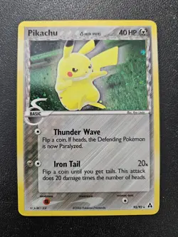 Pokemon EX Legend Maker Pikachu Secret Rare Holo 93/92 EXCELLENT-NEAR MINT - Image 1
