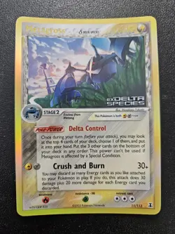 Pokemon EX Delta Species Metagross Holo Rare Reverse Stamped 11/113 NEAR MINT - Image 1