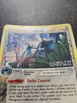 Pokemon EX Delta Species Metagross Holo Rare Reverse Stamped 11/113 NEAR MINT - Image 2