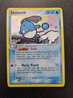 Pokemon Team Rocket Returns Azumarill Holo Rare SWIRL 1/109 NEAR MINT - Image 1
