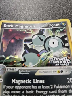 Pokemon Team Rocket Returns Dark Magneton Holo Rare Reverse Stamped 39/109 NM - Image 2