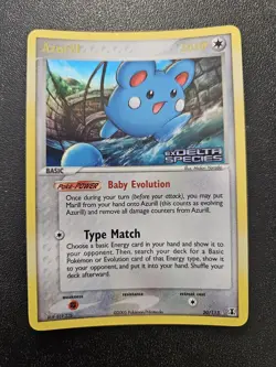Pokemon EX Delta Species Azurill Stamped Reverse Holo Rare 20/113 NEAR MINT - Image 1
