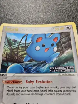 Pokemon EX Delta Species Azurill Stamped Reverse Holo Rare 20/113 NEAR MINT - Image 2