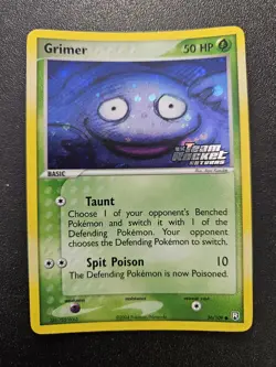 Pokemon Team Rocket Returns Grimer Stamped Reverse Holo 56/109 NEAR MINT - Image 1