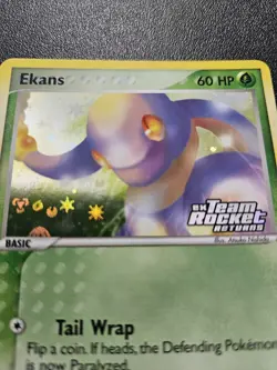 Pokemon Team Rocket Returns Ekans Stamped Reverse Holo 55/109 NEAR MINT - Image 2