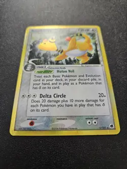 Pokemon EX Dragon Frontiers Ampharos Holo Rare 1/101 NEAR MINT - Image 3