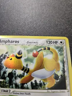 Pokemon EX Dragon Frontiers Ampharos Holo Rare 1/101 NEAR MINT - Image 4