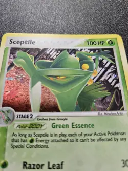 Pokemon EX Emerald Sceptile Holo Rare 10/106 NEAR MINT - Image 2