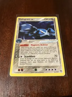 2007 POKEMON EX POWER KEEPERS 95 METAGROSS EX-HOLO - Image 1