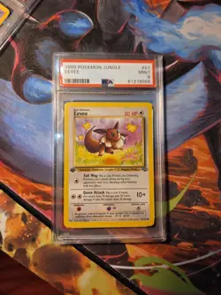 1999 Pokemon Jungle 1st Edition Eevee #51/64 PSA 9 WOW LOOK FAST - Image 1