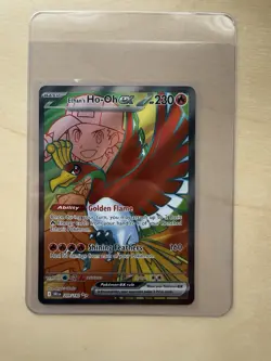 Pokemon Ethan's Ho-Oh EX 209/182 Sv10 Destined Rivals Ultra Rare Holo TCG - Image 1
