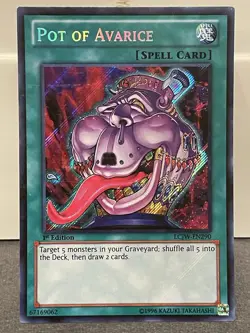 Pot Of Avarice - LCJW-EN290 - Secret Rare - 1st Edition - LP - Image 1