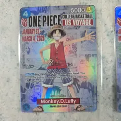 One Piece Monkey.D.Luffy US Voyage from Gonzaga P-055. 2 Sealed never opened. - Image 2