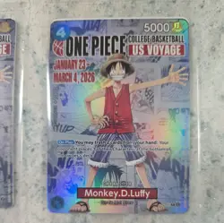 One Piece Monkey.D.Luffy US Voyage from Gonzaga P-055. 2 Sealed never opened. - Image 3