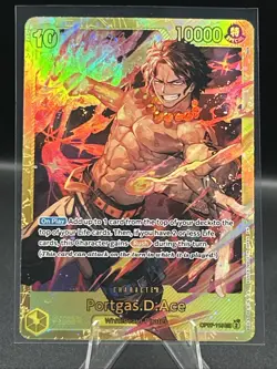 Portgas.D.Ace OP07-119 SEC - One Piece TCG English Near-Mint Foil Secret Rare - Image 1