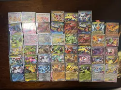 Pokemon TCG Large ex lot of 46 cards - Image 1