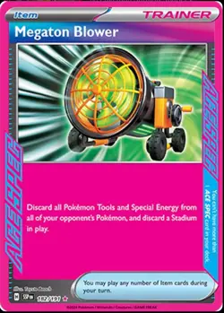 Megaton Blower 182/191 - Surging Sparks - Pokemon Card - Near Mint - Image 1