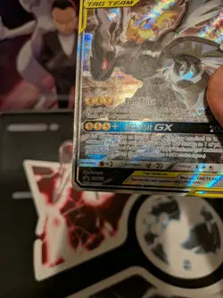 Pokemon Pikachu & Zekrom GX SM168 Black Star Promo Tag Team Holo Card - Image 4