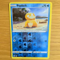 PSYDUCK 024/203 POKEMON CARD (EVOLVING SKIES SET) REVERSE HOLO - Image 1