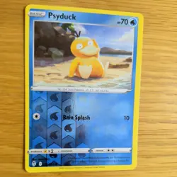 PSYDUCK 024/203 POKEMON CARD (EVOLVING SKIES SET) REVERSE HOLO - Image 3