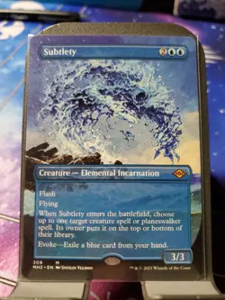 Modern Horizons 2 Subtlety Borderless Card #309 MTG NM - Image 1