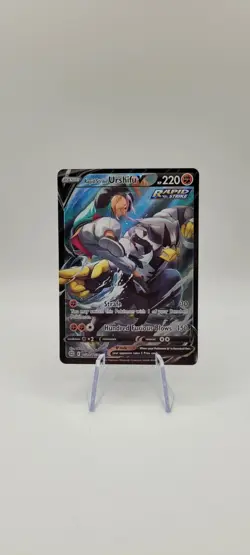Pokemon TCG: Rapid Strike Urshifu V TG20/TG30 Brilliant Stars Holo Card NM - Image 1