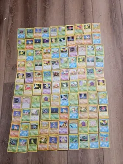 Lot Of 100 Vintage Pokemon Cards - Image 1