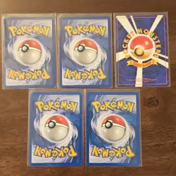 Pokemon TCG Lot Eevee Vulpix Slugma Jungle Gym Challenge Neo Revelation 5 Cards - Image 2