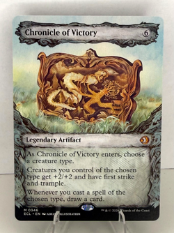 MTG ECL-0346 Chronicle of Victory (Showcase) - Lorwyn Eclipsed Mythic Rare - Image 1