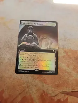 Abandoned Air Temple Extended Art Foil Avatar The Last Airbender MTG NM - Image 1