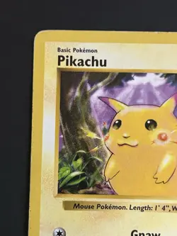 Pokemon Pikachu Base Set (Shadowless) 58/102 1999 Red Cheeks Regular HP - Image 4