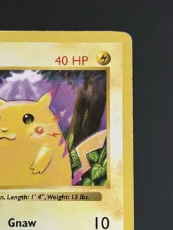 Pokemon Pikachu Base Set (Shadowless) 58/102 1999 Red Cheeks Regular HP - Image 5