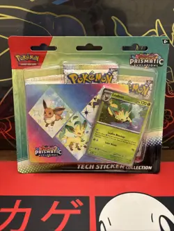 Pokemon TCG Prismatic Evolutions Tech Sticker Collection - Leafeon - New Sealed! - Image 1