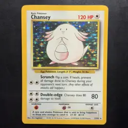 Pokemon Vintage Holo Chansey Base Set - Image 1